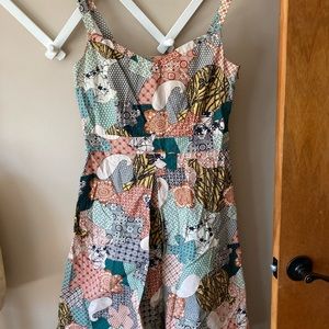 LL Bean Signature Patchwork summer dress